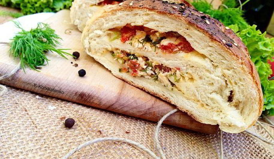 Рецепт батон-рулет дачный