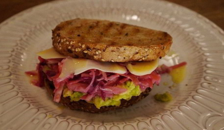 Рецепт бутерброд для вегетарианцев