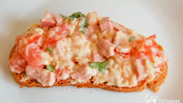 ШАГ 3. бутерброд пикантный