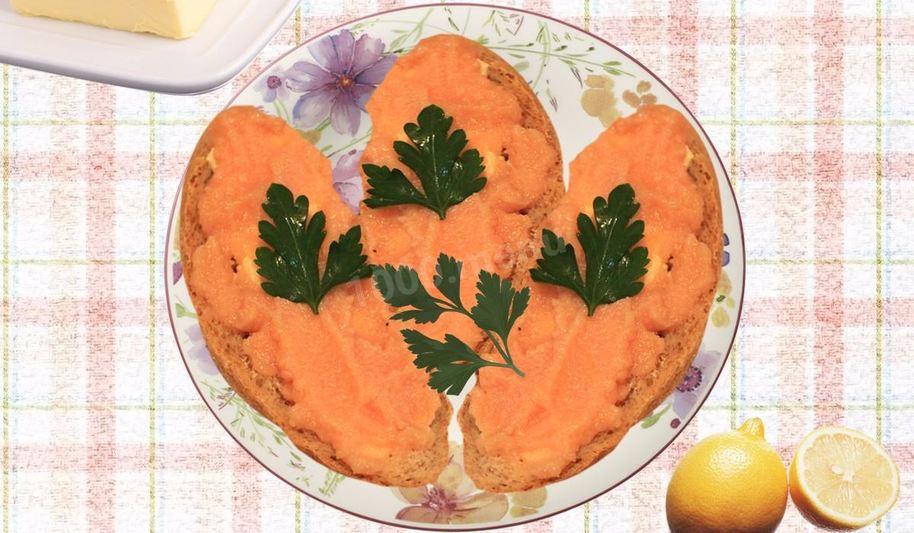 Рецепт бутерброд с икрой трески