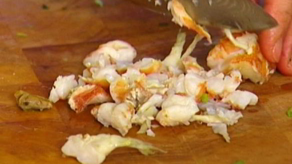 ШАГ 7. бутерброд с раками и маскарпоне