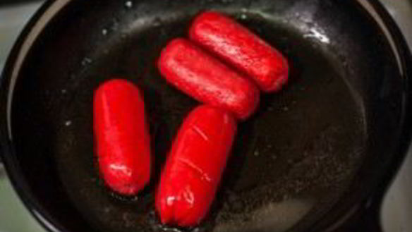 ШАГ 2. бутерброд с сосиской