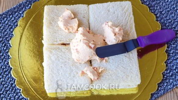 ШАГ 10. бутербродный торт праздничный