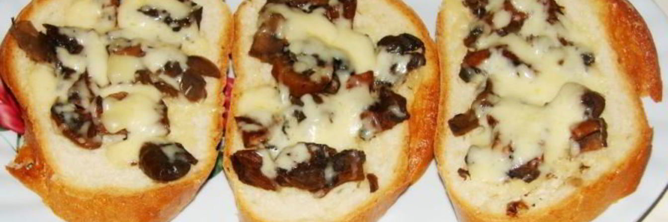 Бутерброды горячие с сыром в микроволновке