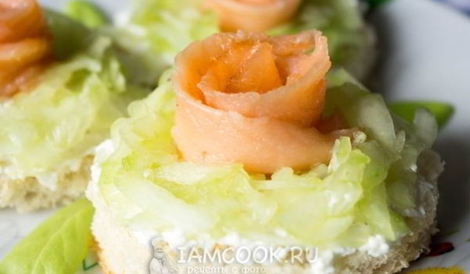 Рецепт бутерброды из красной рыбы