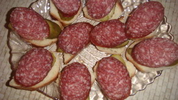 ШАГ 6. бутерброды к новогоднему столу