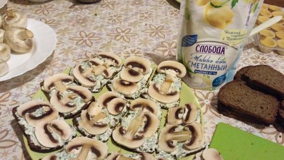 ШАГ 5. бутерброды оренбургские