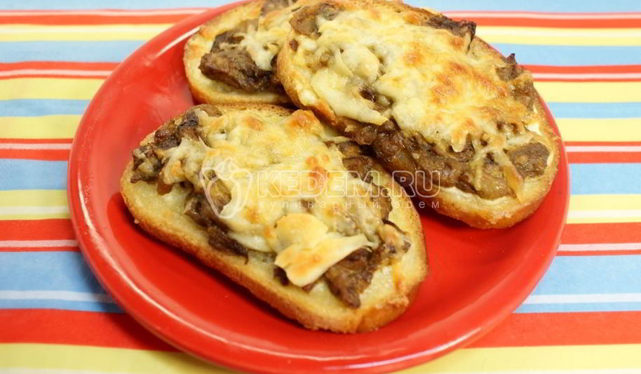 Рецепт бутерброды осенний завтрак