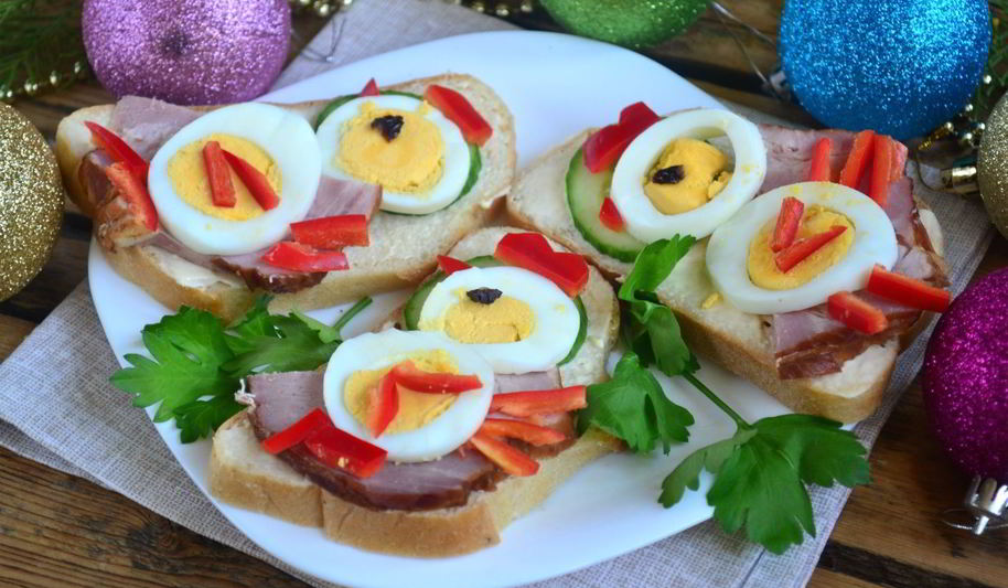 Рецепт бутерброды петушки