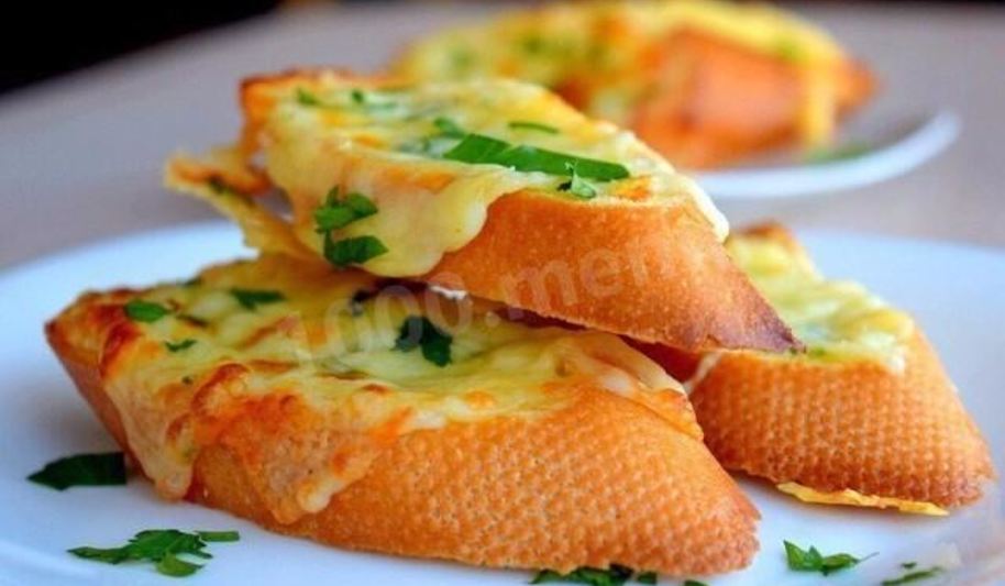 Рецепт бутерброды с чесноком и сыром