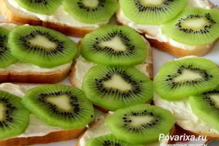 Бутерброды с киви