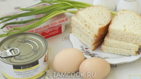 ШАГ 2. бутерброды с консервированным тунцом