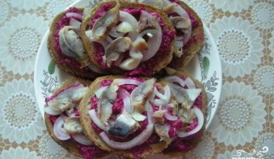 Рецепт бутерброды с селедкой