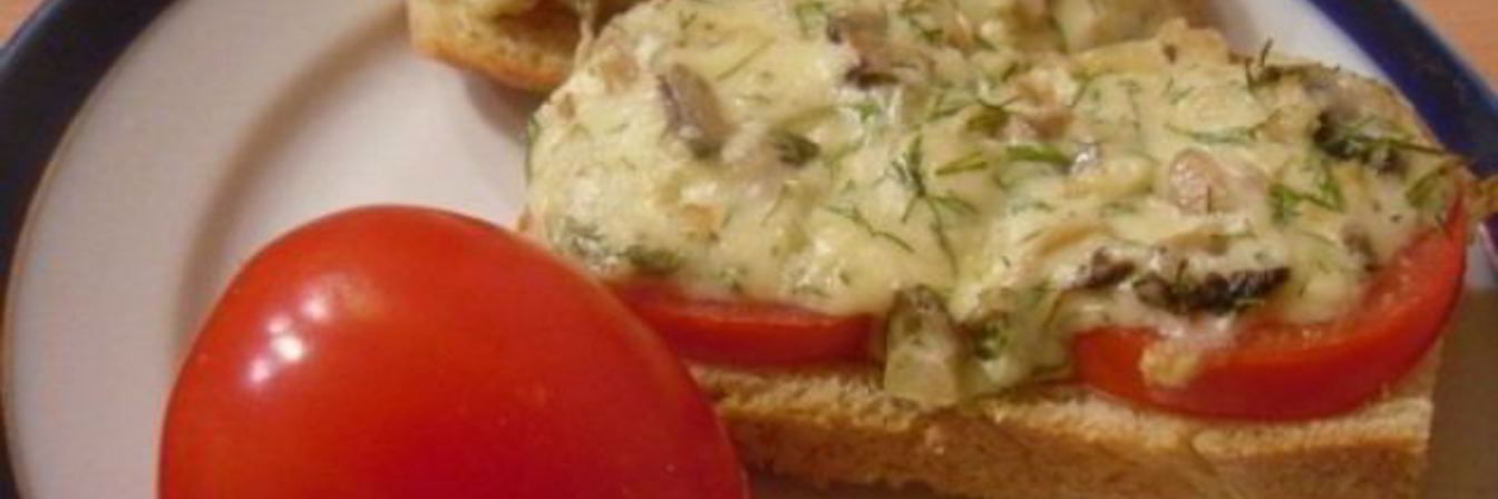 Бутерброды с шампиньонами