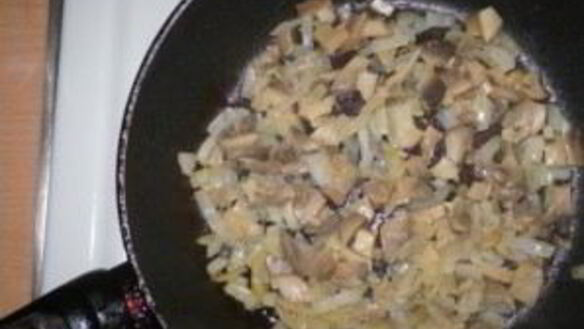 ШАГ 2. бутерброды с шампиньонами