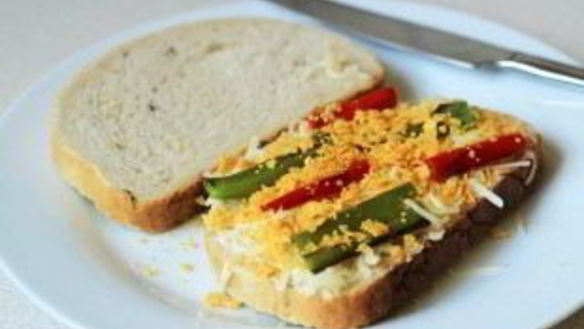 ШАГ 7. бутерброды с сыром на сковороде