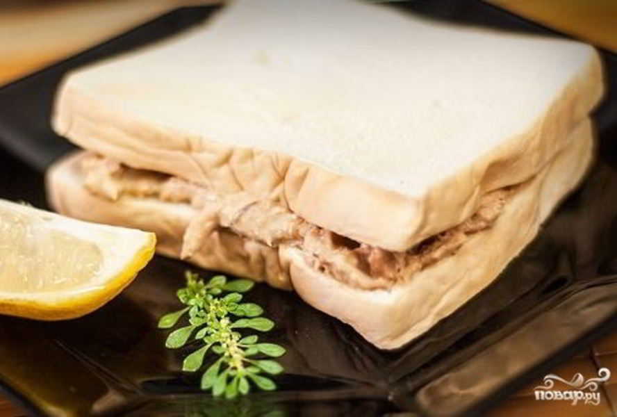 Бутерброды с тунцом