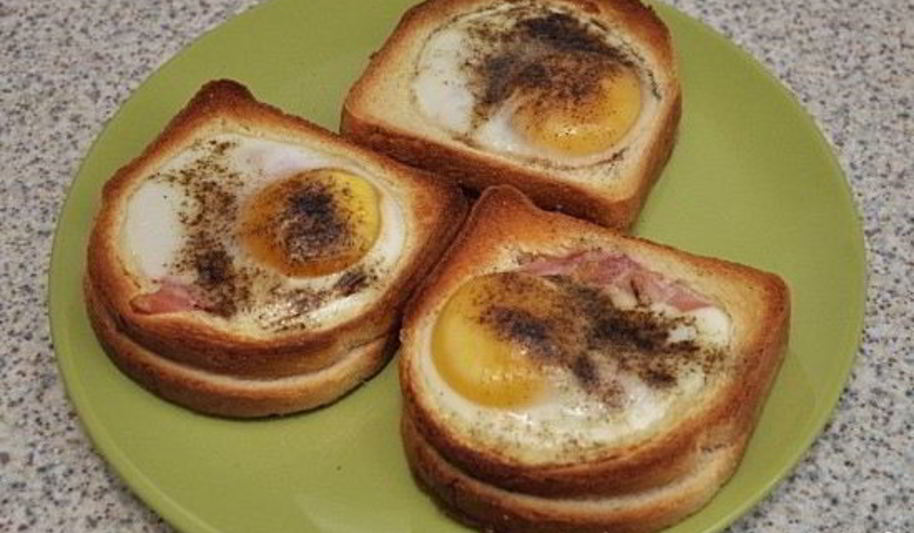 Рецепт бутерброды в духовке с яйцом