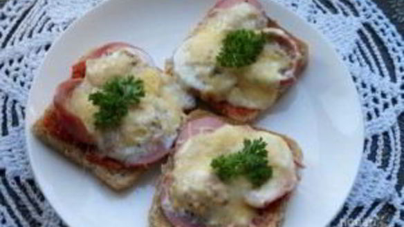 ШАГ 4. бутерброды в микроволновке