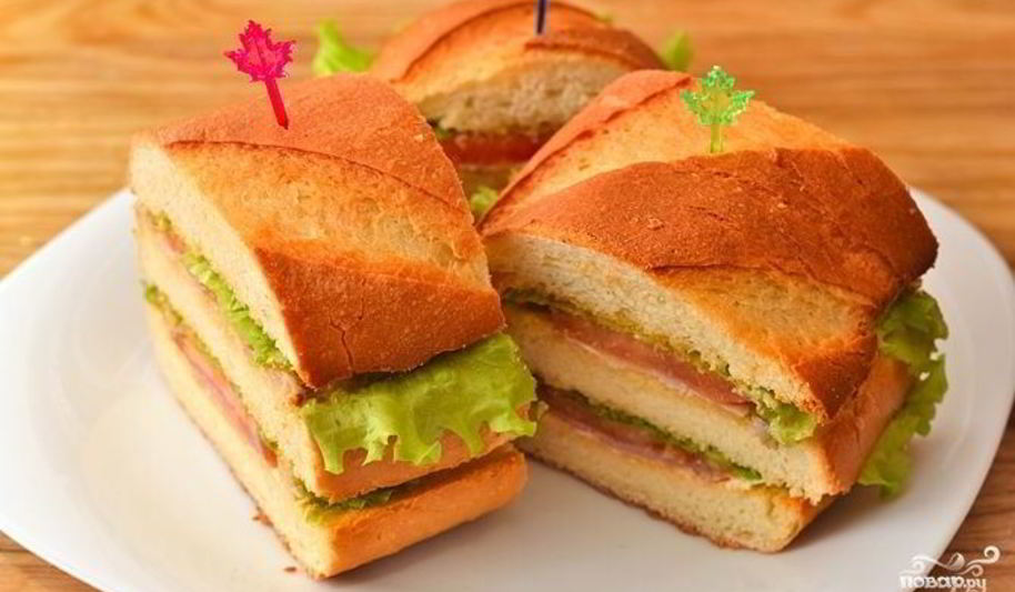 Рецепт быстрые бутерброды на стол