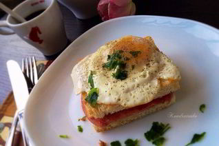 Французкий бутерброд Крок-мадам