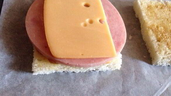 ШАГ 3. французкий бутерброд крок-мадам