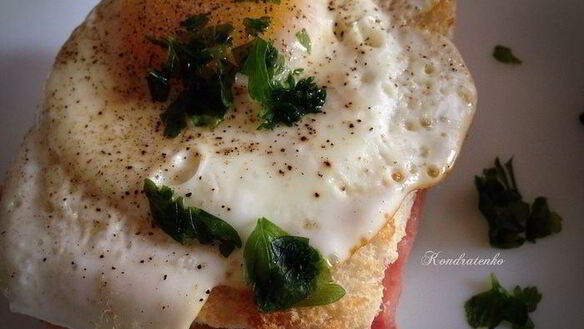 ШАГ 6. французкий бутерброд крок-мадам