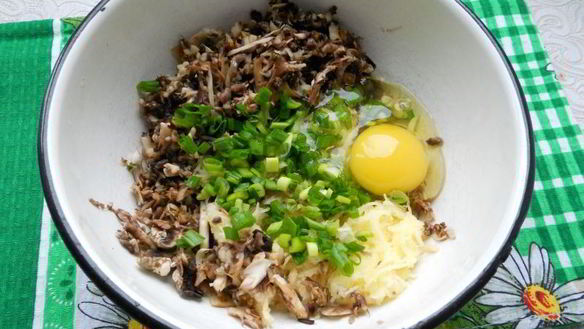 ШАГ 2. горячие бутерброды с картофелем и грибами