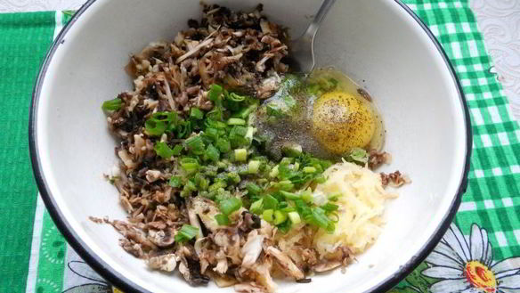 ШАГ 3. горячие бутерброды с картофелем и грибами