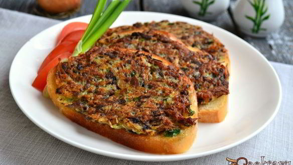 ШАГ 7. горячие бутерброды с картофелем и грибами