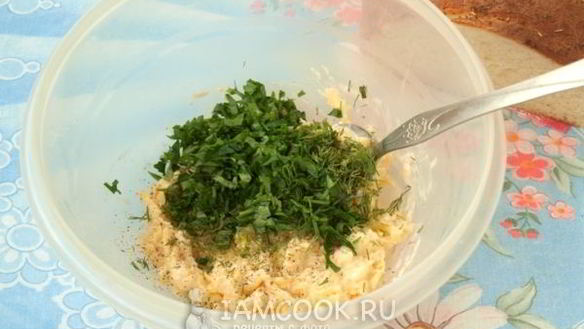 ШАГ 4. горячие бутерброды с сыром и зеленью