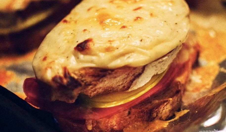 Рецепт горячие бутерброды с яблоком