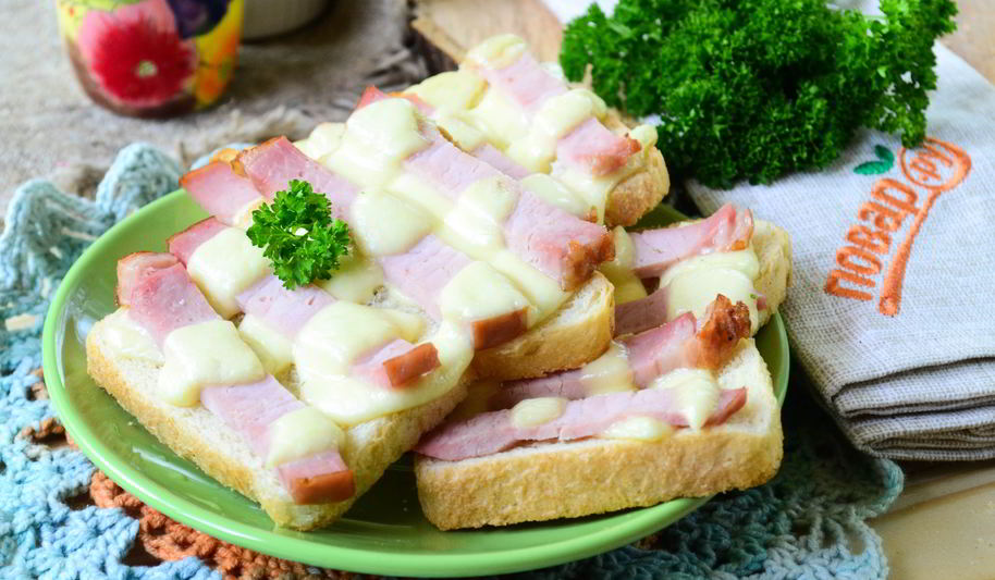 Рецепт горячие бутерброды шахматы