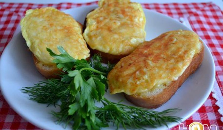 Рецепт горячий бутерброд с сыром