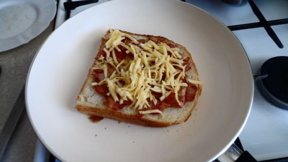 ШАГ 3. горячий бутерброд