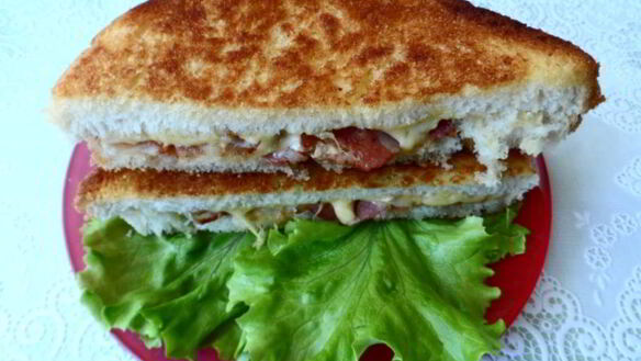 ШАГ 6. горячий бутерброд