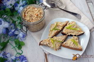 Намазка для бутербродов из сельди Нежная