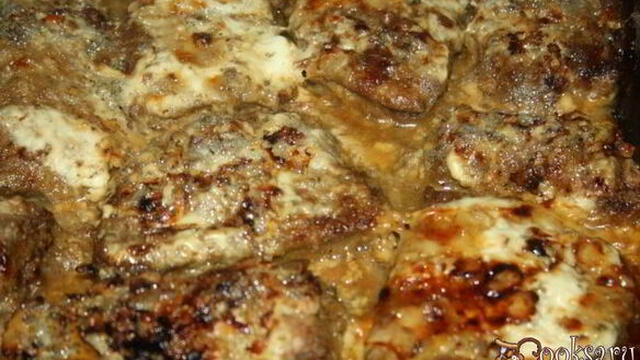 ШАГ 8. пикантные бутерброды с говяжьей печенью