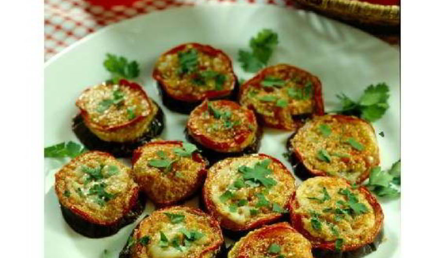 Рецепт быстрая закуска с баклажанами