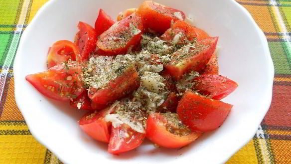 ШАГ 3. быстрые маринованные помидоры с чесноком