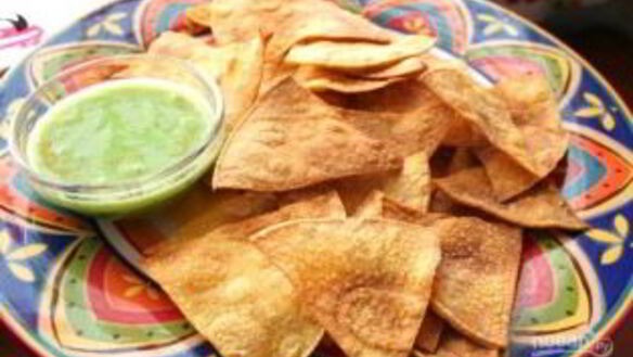 ШАГ 5. чипсы начос в духовке