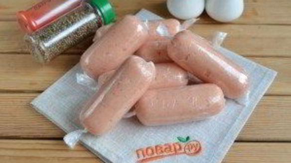 ШАГ 5. домашние сосиски из курицы