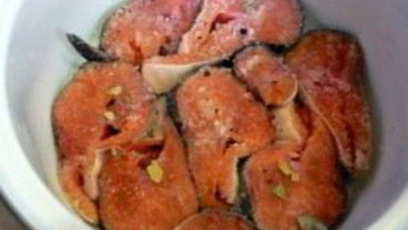 ШАГ 3. горбуша маринованная