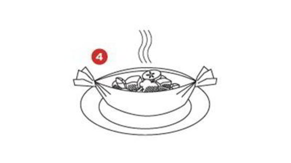 ШАГ 4. гратен из баклажанов и помидоров с козьим сыром в лодочке saga