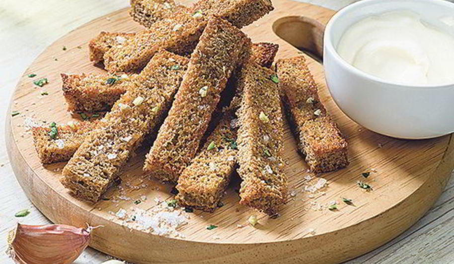 Рецепт чесночные гренки