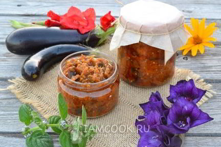Баклажанная икра в мультиварке