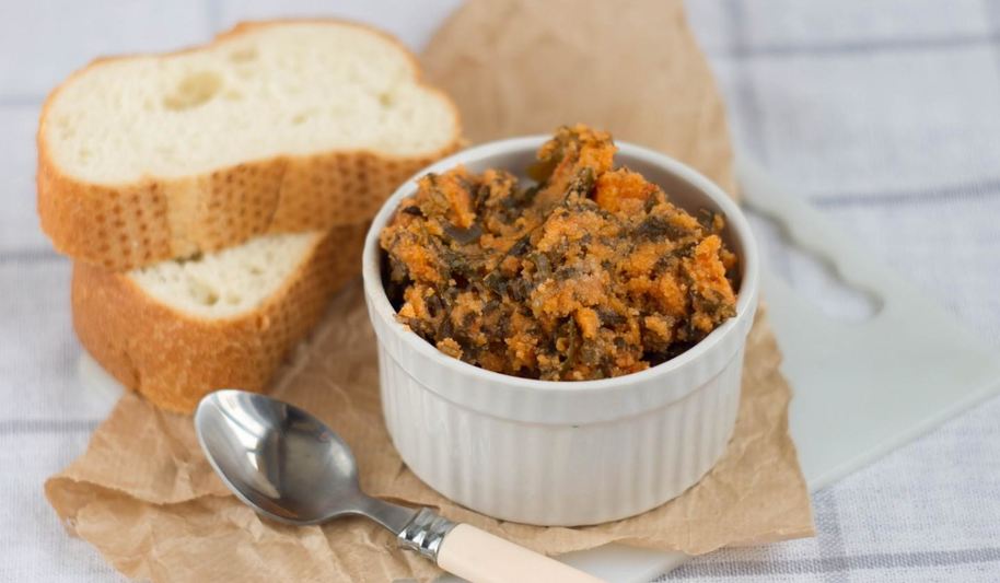 Рецепт икра из манки и морской капусты