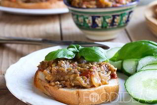 Икра из запеченных баклажанов