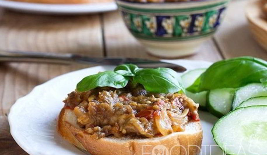 Рецепт икра из запеченных баклажанов