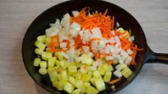 ШАГ 4. кабачковая икра из обжаренных кабачков